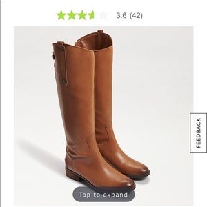 COPY - Womens Sam Edelman Penny Leather Riding Boot